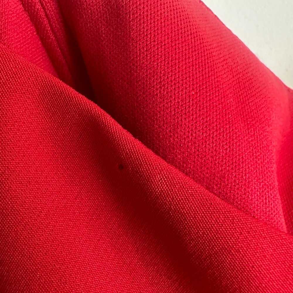 NWT Marchesa Red Embellished Gown with Slit and Off the Shoulder Neckline - Picture 5 of 12